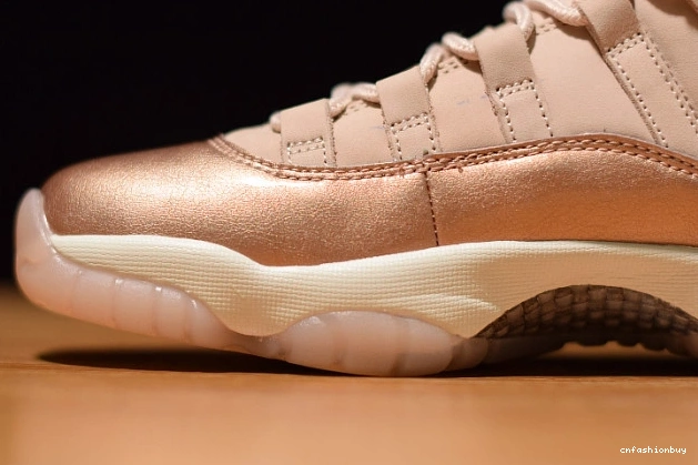 Rose AH7860-105 Air Jordan Low GS 11 Gold 0822